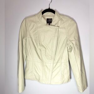 Vintage The Limited Mint Green Faux Leather Jacket